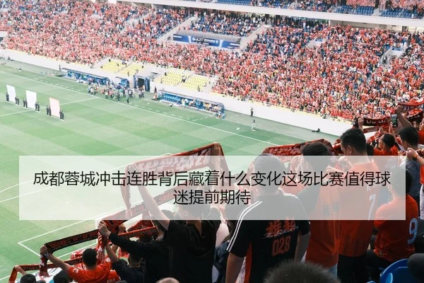 成都蓉城冲击连胜背后藏着什么变化这场比赛值得球迷提前期待